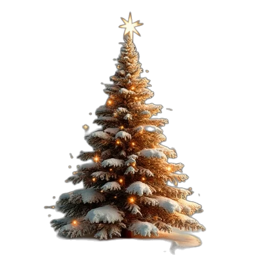 tree, staff, hat, crown, 3d render, photorealistic, christmas, model transparent PNG cut-out