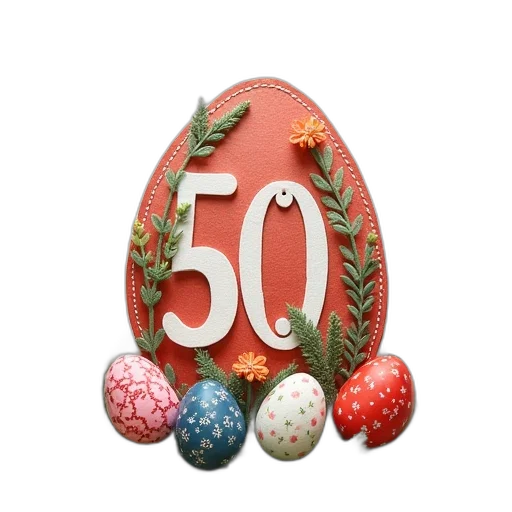 3d render, photorealistic, easter, things transparent PNG cut-out
