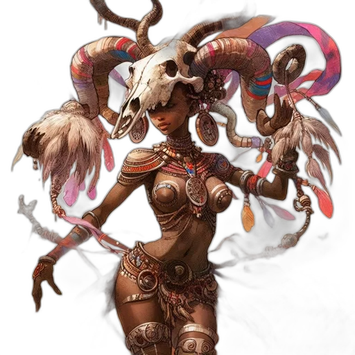 staff, concept art, fantasy art, comic book art, pixel art, intricately, dressed, woman transparent PNG cut-out