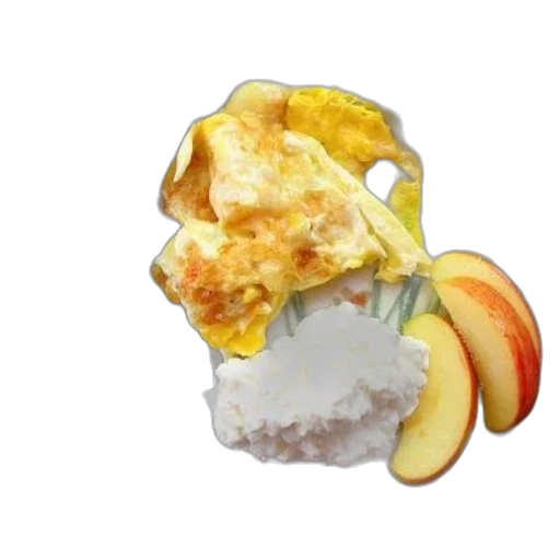 food, crown, jewelry, flower, photorealistic, 3d render, plate, scrambled transparent PNG cut-out