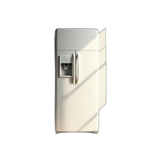 jewelry, furniture, face, robot, 3d render, photorealistic, appliance, refrigerator transparent PNG cut-out
