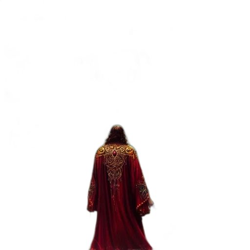 dress, sword, jacket, crown, concept art, 3d render, photorealistic, fantasy art transparent PNG cut-out