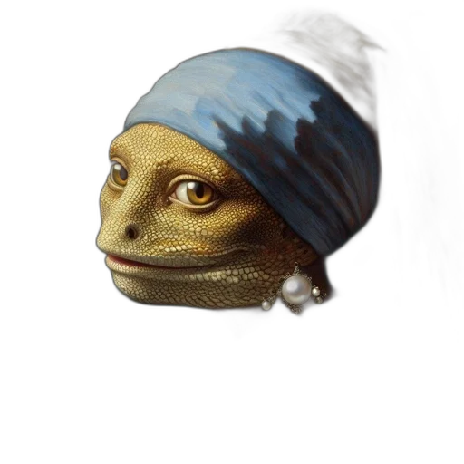 hat, mask, creature, dragon, photorealistic, concept art, fantasy art, 3d render transparent PNG cut-out