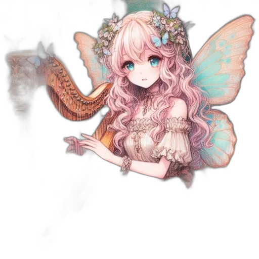 dragon, staff, creature, dress, fantasy art, pixel art, concept art, anime transparent PNG cut-out