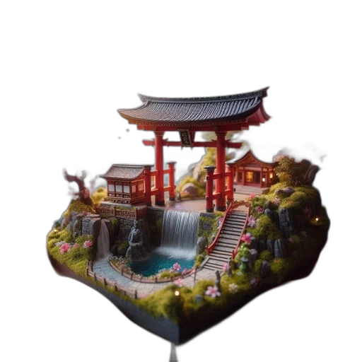 building, dragon, jewelry, concept art, 3d render, photorealistic, fantasy art, rain transparent PNG cut-out