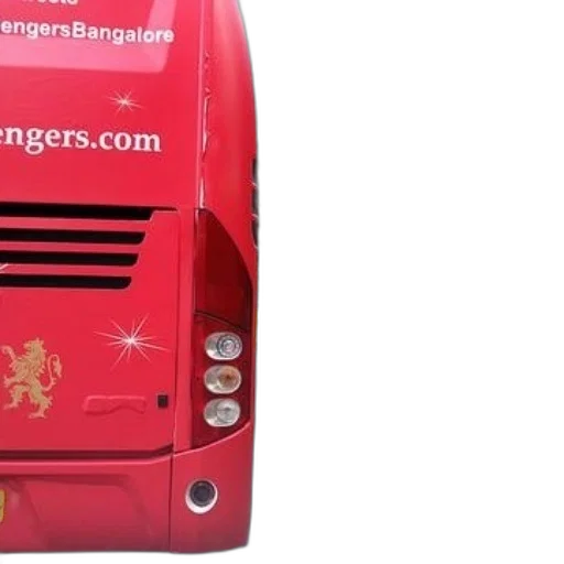red, bus, website, stellers, com, parked, side, road transparent PNG cut-out
