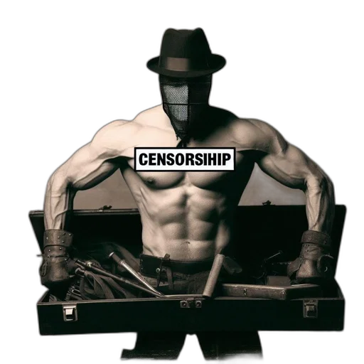 hat, robot, weapon, jacket, cyberpunk, concept art, pixel art, photorealistic transparent PNG cut-out