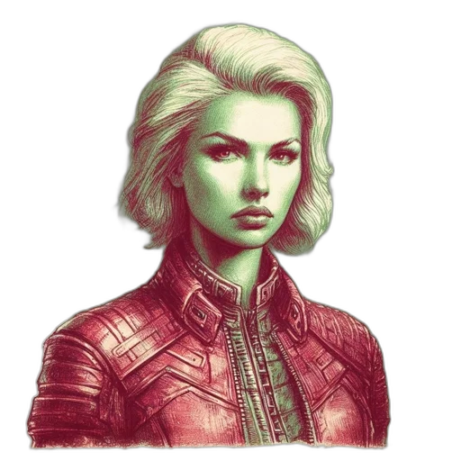 jacket, face, hair, comic book art, photorealistic, pixel art, concept art, red transparent PNG cut-out