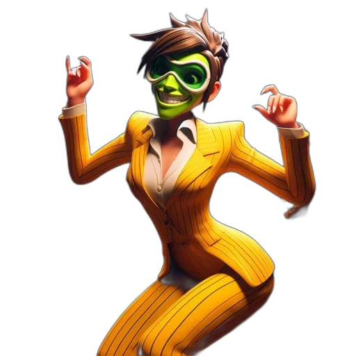 jacket, mask, concept art, comic book art, 3d render, pixel art, golden, green transparent PNG cut-out