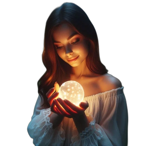 jewelry, staff, dress, fantasy art, photorealistic, concept art, oil painting, fire transparent PNG cut-out
