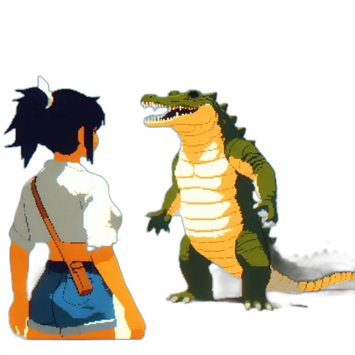 dragon, animal, creature, concept art, pixel art, cartoon, fantasy art, fire transparent PNG cut-out