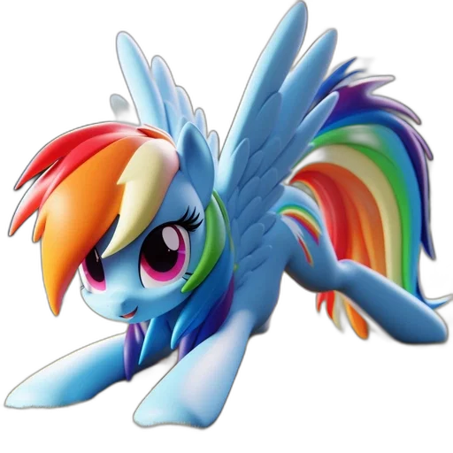 staff, 3d render, pixel art, fantasy art, concept art, animated, pegasus, figure transparent PNG cut-out