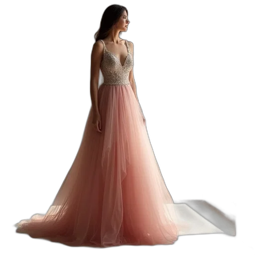 dress, photorealistic, concept art, 3d render, pastel, colorful, womens, high transparent PNG cut-out