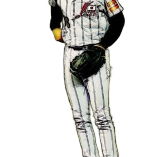 concept art, baseball, player, striped, uniform, stands, field, glove transparent PNG cut-out