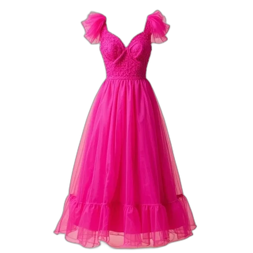 dress, front, view, mage transparent PNG cut-out