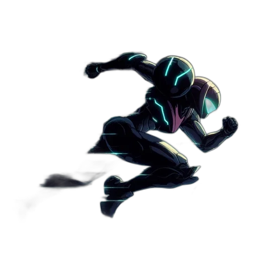 robot, mask, creature, weapon, concept art, comic book art, pixel art, cyberpunk transparent PNG cut-out