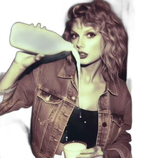 jacket, bottle, weapon, photorealistic, vaporwave, concept art, watercolor, neon lights transparent PNG cut-out