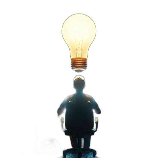 staff, robot, 3d render, concept art, photorealistic, dimly, lit, room transparent PNG cut-out