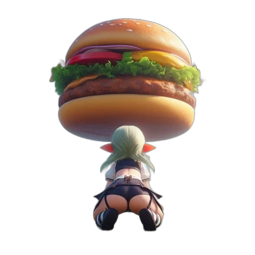 food, animal, weapon, creature, concept art, 3d render, pixel art, photorealistic transparent PNG cut-out