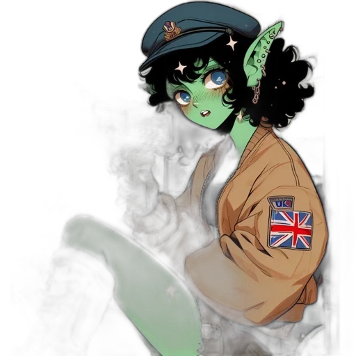 staff, concept art, fantasy art, cartoon, comic book art, outer space, green, anthropomorphic transparent PNG cut-out