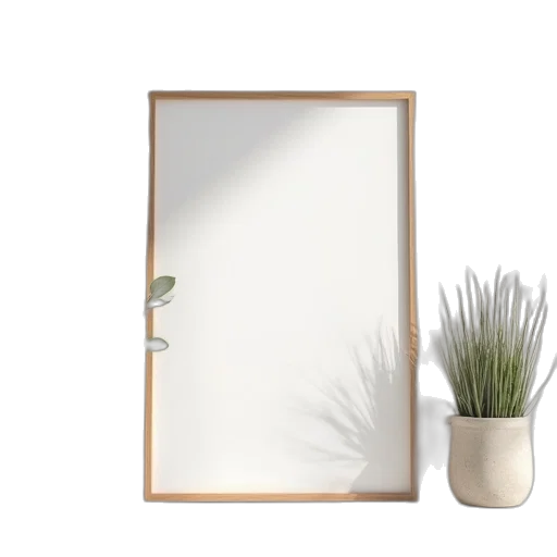 furniture, flower, staff, 3d render, photorealistic, concept art, earth tones, pastel transparent PNG cut-out