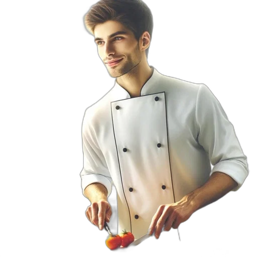 food, staff, photorealistic, concept art, pixel art, 3d render, focused, young transparent PNG cut-out