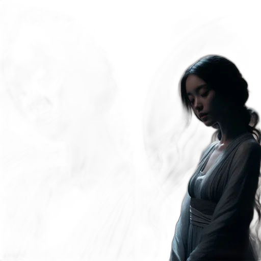 dress, robot, staff, face, photorealistic, concept art, comic book art, fantasy art transparent PNG cut-out