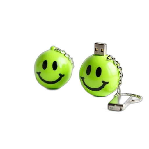 jewelry, staff, 3d render, photorealistic, neon, pair, green, smiley transparent PNG cut-out