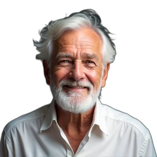 face, staff, hair, animal, digital, portrait, smiling, elderly transparent PNG cut-out