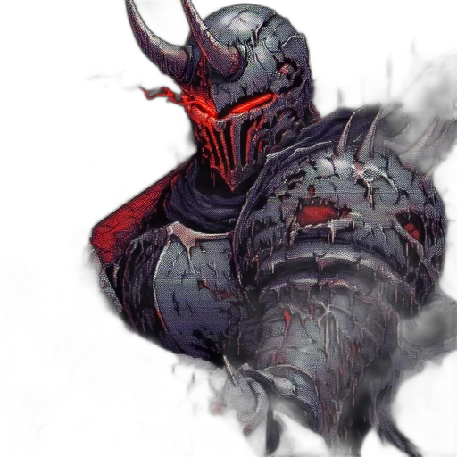 mask, concept art, comic book art, fantasy art, watercolor, dark, intimidatingly, armored transparent PNG cut-out