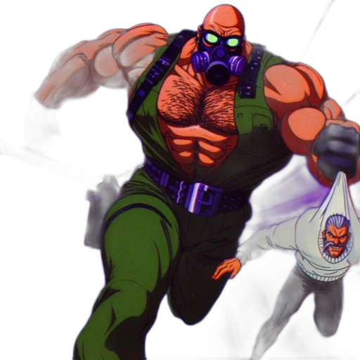 mask, concept art, comic book art, pixel art, anime, animated, scene, features transparent PNG cut-out