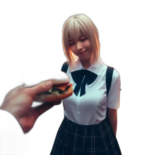 food, weapon, robot, face, 3d render, anime, photorealistic, concept art transparent PNG cut-out