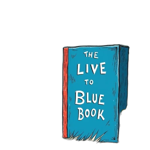 blue, little, box, bright transparent PNG cut-out