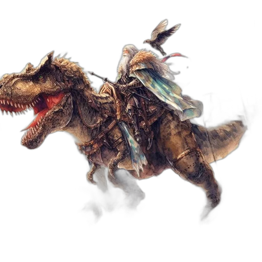 dragon, creature, animal, weapon, concept art, fantasy art, photorealistic, 3d render transparent PNG cut-out