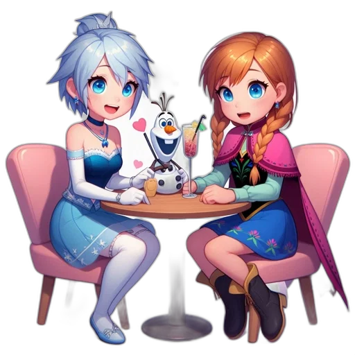 robot, furniture, staff, dress, pixel art, concept art, anime, cartoon transparent PNG cut-out