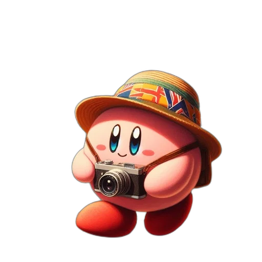 hat, animal, weapon, creature, concept art, 3d render, pixel art, vaporwave transparent PNG cut-out