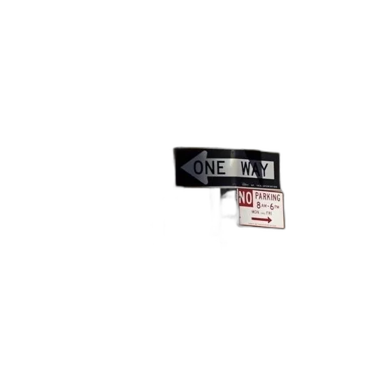 street, sign, prince, shows, one, way, arrow, pointing transparent PNG cut-out
