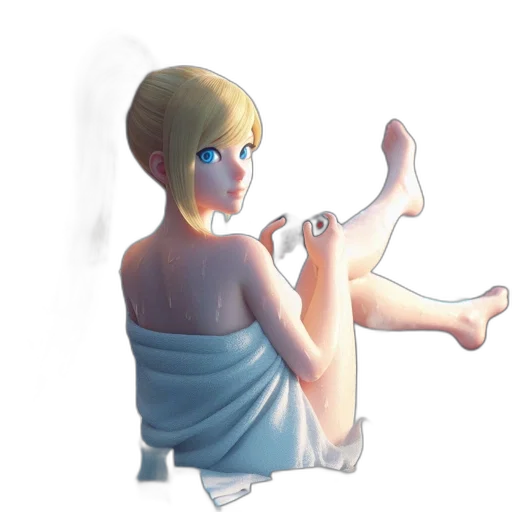 dress, staff, creature, shoes, concept art, 3d render, pixel art, fantasy art transparent PNG cut-out