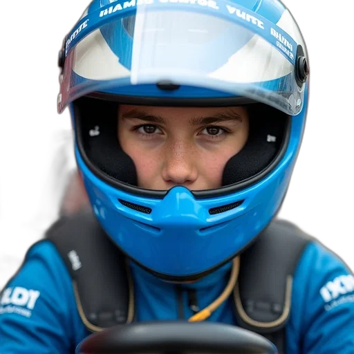 face, car, young, kart transparent PNG cut-out