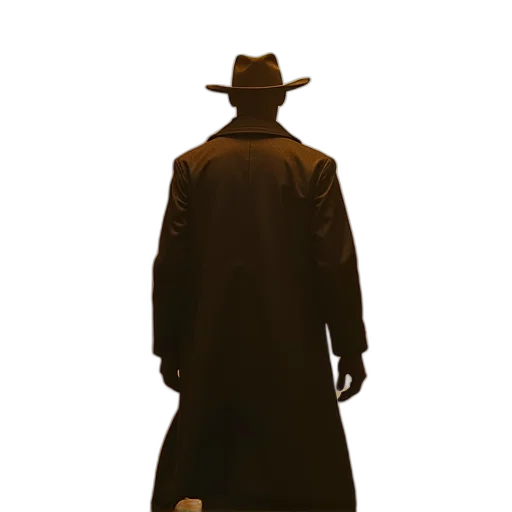 hat, jacket, staff, mask transparent PNG cut-out