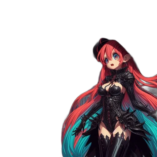 dress, sword, weapon, staff, pixel art, concept art, anime, fantasy art transparent PNG cut-out