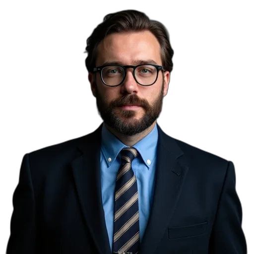 staff, jacket, face, robot, photorealistic, cartoon, concept art, man transparent PNG cut-out