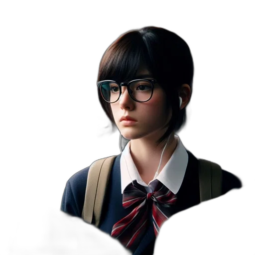 face, jacket, mask, staff, concept art, photorealistic, anime, pixel art transparent PNG cut-out