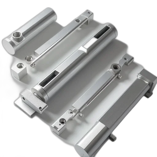customized, aluminium, parts, metal transparent PNG cut-out