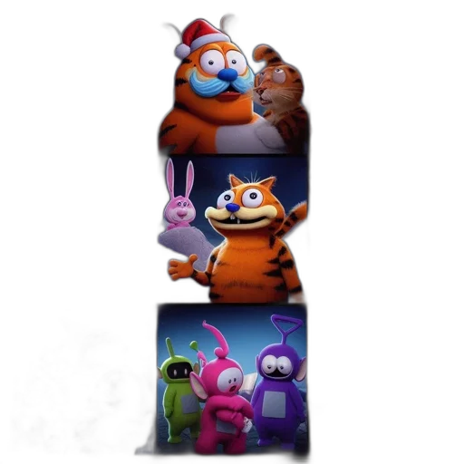 crown, creature, hat, concept art, 3d render, assortment, anthropomorphic, animal transparent PNG cut-out
