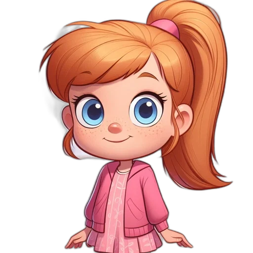jacket, face, staff, dress, cartoon, concept art, anime, 3d render transparent PNG cut-out