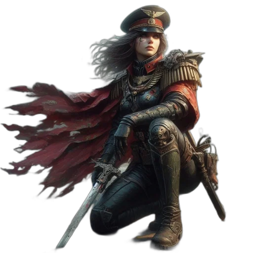 sword, staff, hat, weapon, fantasy art, concept art, photorealistic, 3d render transparent PNG cut-out