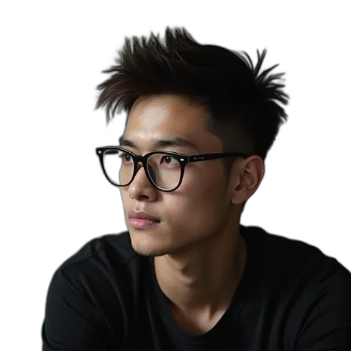 hair, face, staff, hat, photorealistic, concept art, cartoon, 3d render transparent PNG cut-out