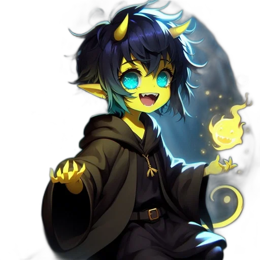 staff, mask, dragon, creature, fantasy art, concept art, pixel art, anime transparent PNG cut-out