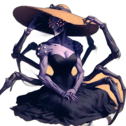 hat, mask, dress, crown, concept art, fantasy art, watercolor, pixel art transparent PNG cut-out